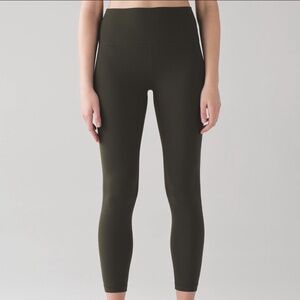 Lululemon Align High-Rise Pant 25" Dark Olive